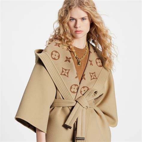 lv bathrobe|Products by Louis Vuitton: Signature Hooded Wrap Robe Coat.